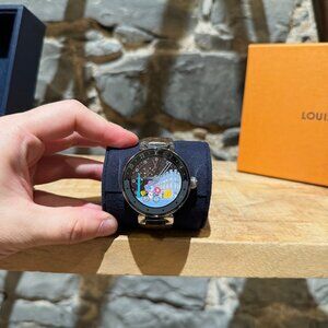 Louis Vuitton QA050 Tambour Horizon Monogram Watch
